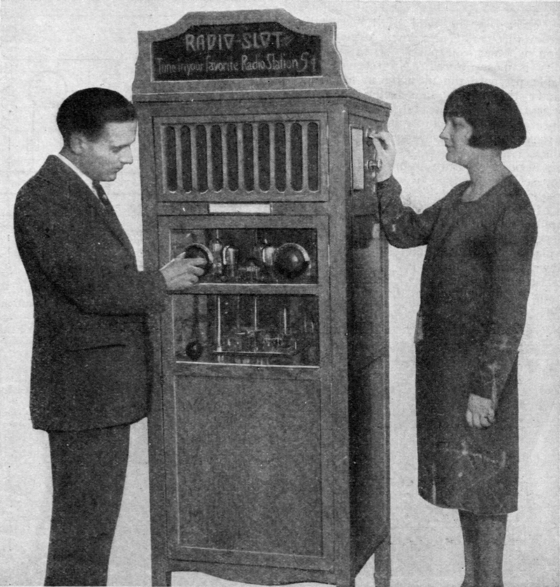 Illustration for article titled This Coin-Operated Radio Was Like a Vending Machine For Your Ears